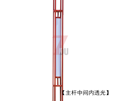 (QDJGDZ-017)红色火焰造型特色广场园林丝瓜成视频人app下载2020主杆内透光位置